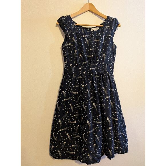 Emily and fin star dress size L fit and flare shooting star space teacher - Picture 2 of 9